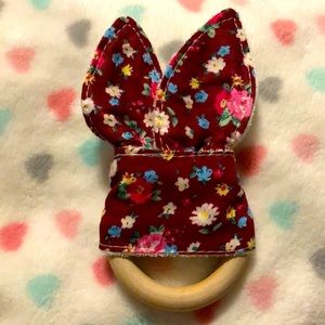 Bunny Ear Teething Ring